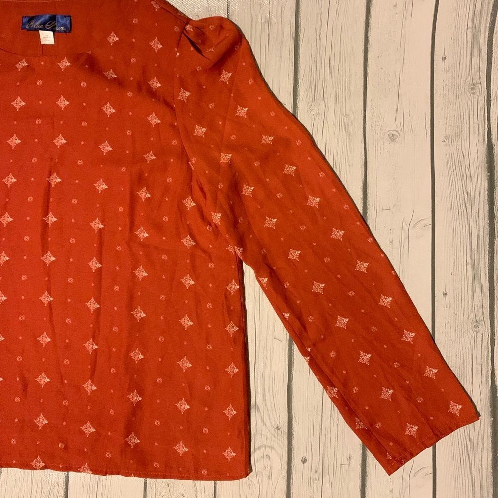 Francesca’s burnt orange top- large - Picture 3 of 9